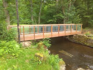 Passerelle acier/bois